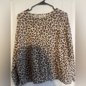 leopard print longsleeve shirt
